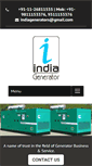 Mobile Screenshot of indiagenerator.com
